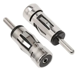 Adaptador de mástil de antena aérea ISO a Din para Radio de coche, piezas de enchufe de conversión de 5 piezas, estéreo de vehículo