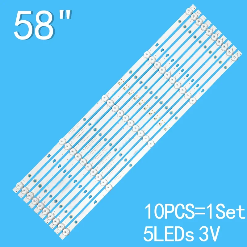 

LED Backlight Strip For KJ58D05-ZC22AG-02, 303KJ5800, AMV-D58 KJ58D5-ZC62AG-01