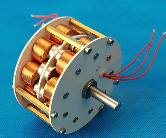 Ultra-Low Speed High Efficiency Miniature Three-Phase Generator – Double-Layer Brushless Alternator for Low RPM Applications