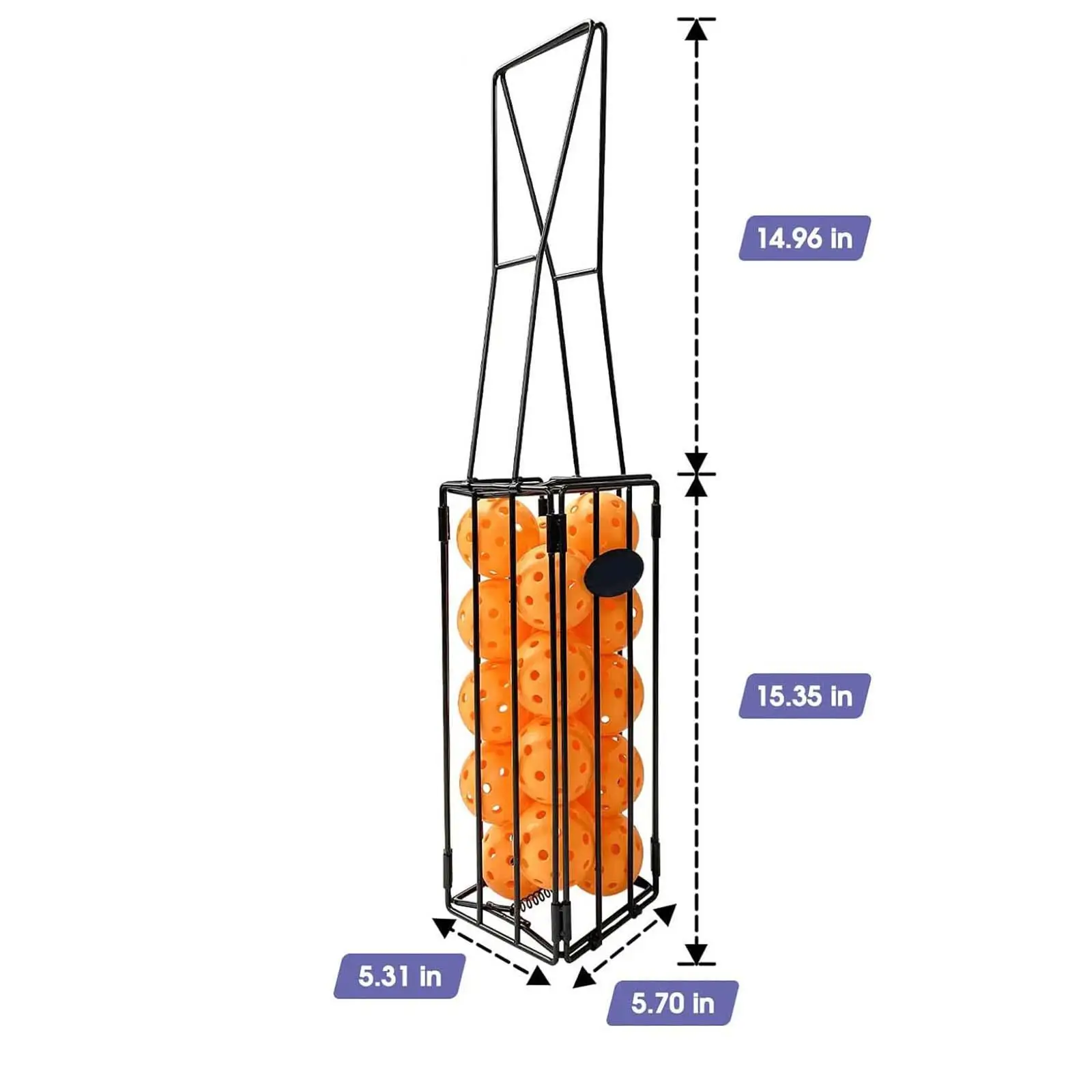 

Pickleball Picker Storage Container Picking and Storage Balls Sturdy Pickleball Collector Picker Collector for Outdoor Sport