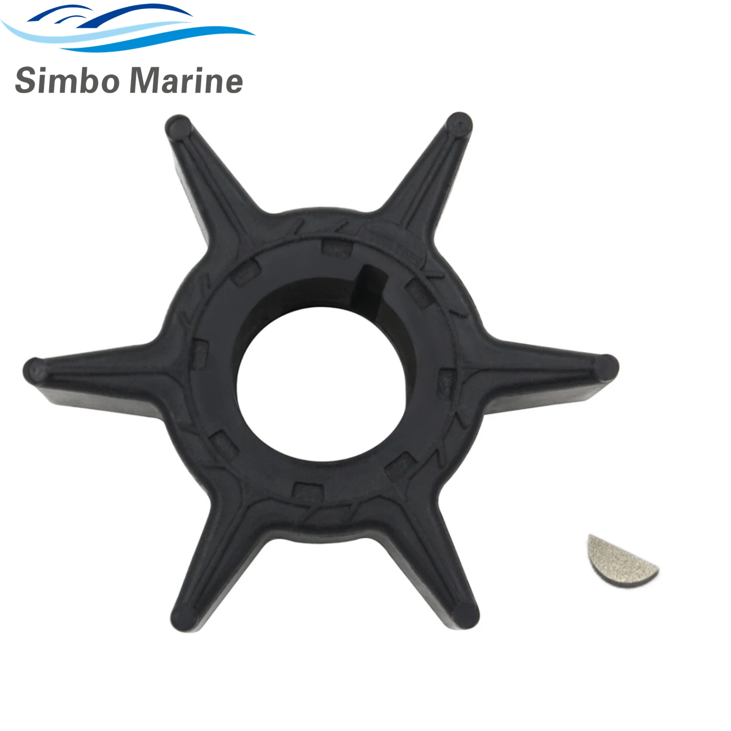 Water Pump Impeller & Key 6H4-44352 For Yamaha  25 30 40 HP 4 Stroke 50 HP 2 Stroke Outboard 6H4-44352-02