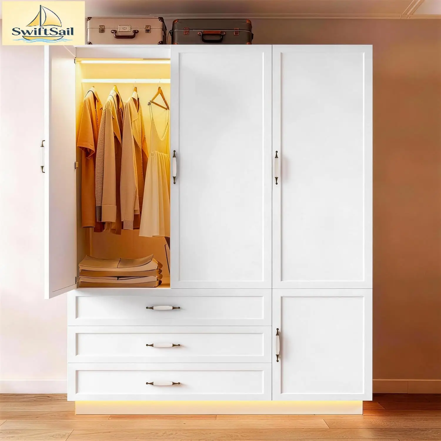 72" Armoire Wardrob…