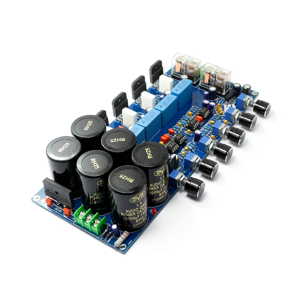 Q-BAIHE LM3886 2.1 Subwoofer Fever Level Amplifier Board Hifi Amplifier Board With Protection Circuit Fever Level DIY