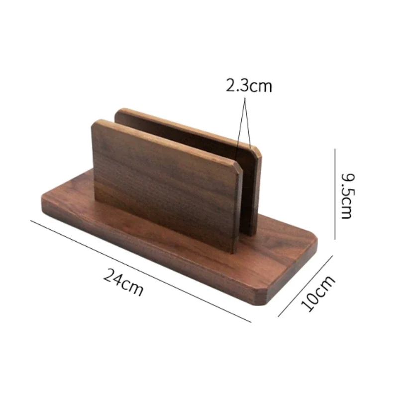 Imagem -05 - Noz Laptop Stand Cantos Arredondados Prateleira de Mesa Base Vertical Mesa de Escritório Suporte para Notebook Cara Natural