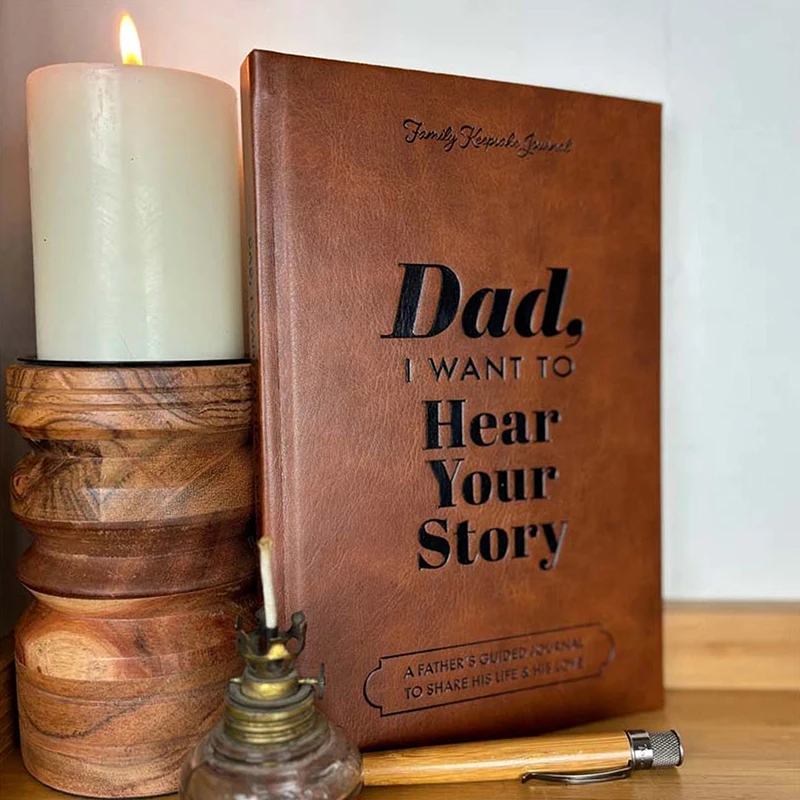 Dad / Mom/Grandmother/Grandpa, I Want To Hear Your Story Notebook Multipurpose Notepad Books Share His Life Memory Books