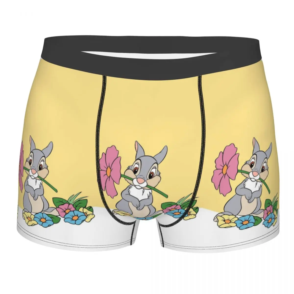 

Крутые боксеры в стиле аниме «Бэмби» на заказ, мужские трусы, дышащие трусы, нижнее белье