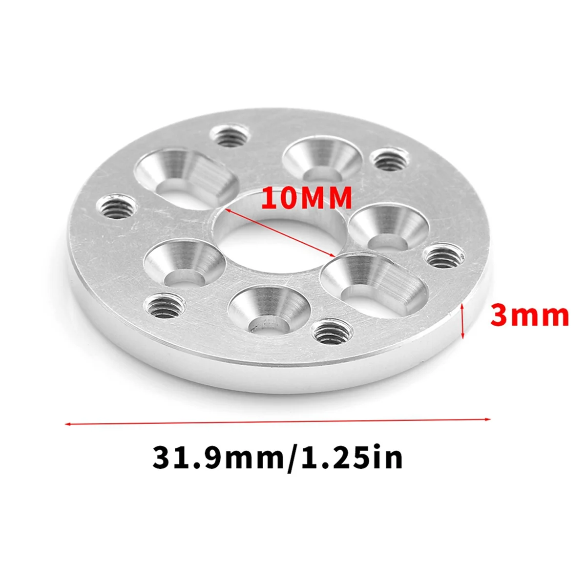 Práctico motor serie 380/28 a motor serie 540/3650, base de conversión de metal, rotor externo a 540