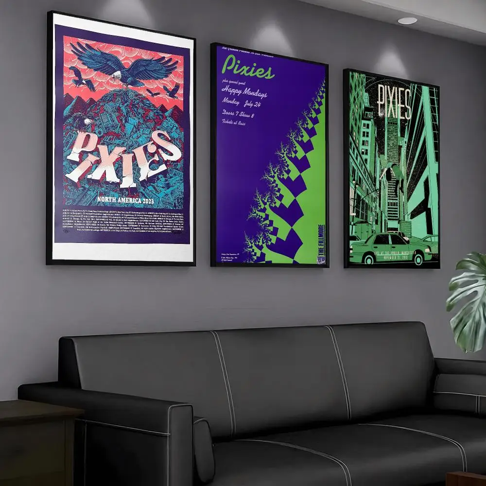 band P-Pixies-S Painting Calligraphy Artwork for Home Bedroom Office Wall Decoration Gift