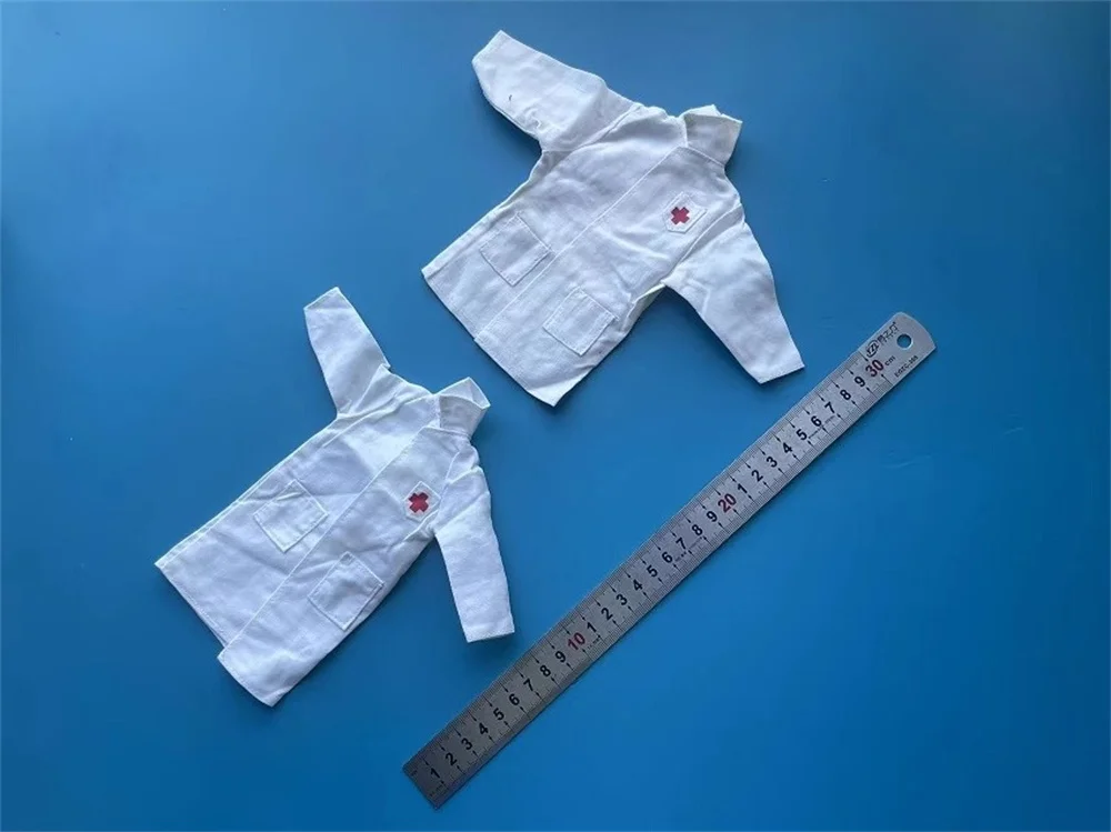 ZYTOYS For Sale 1/6 WWII Man Female Nurse Doctor White Coat Dress Tops Toys Model For 12" DAM COO Action Figure Collect DIY