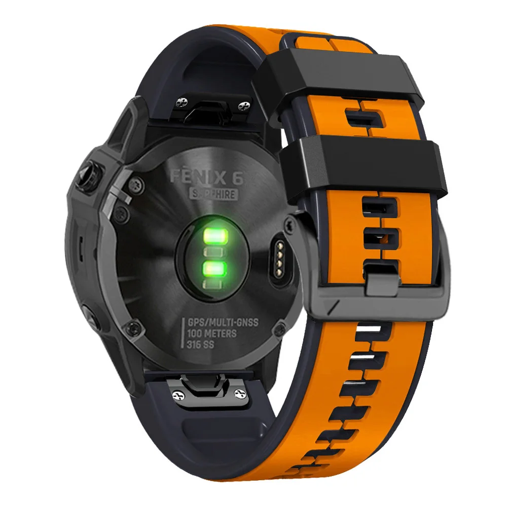 26mm 22mm Silikon band für Garmin Fenix 7x7 6x6 Pro 5x5 plus Riemen 945 Epix Pro Gen 2 47mm 51mm Quick fit Armband Armband