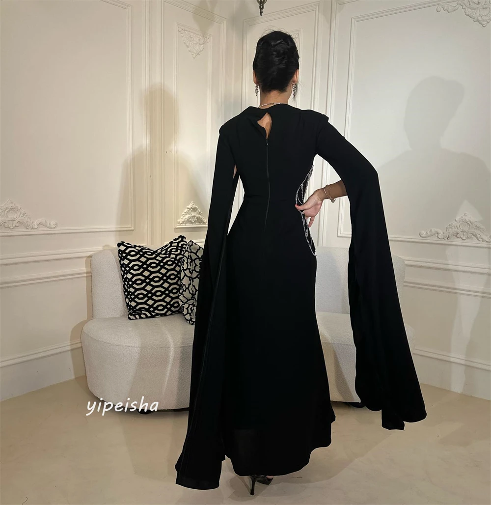 Customized Jiayigong s Beading Wedding Party A-line Square Neck Bespoke Occasion Gown Midi Dresses