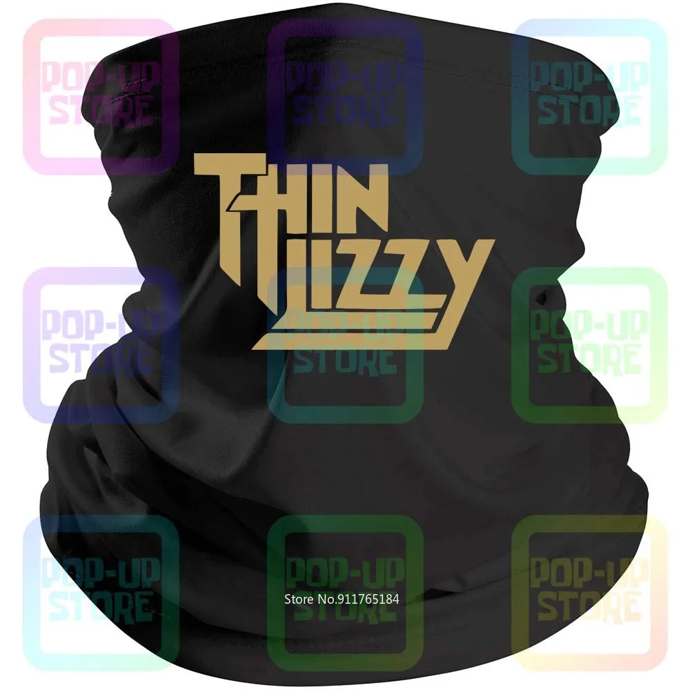 "Thin Lizzy" 1970'S Rock Legends Phil Lynott - Printing Bandana Face Mask Scarf Neck Gaiter Head Band