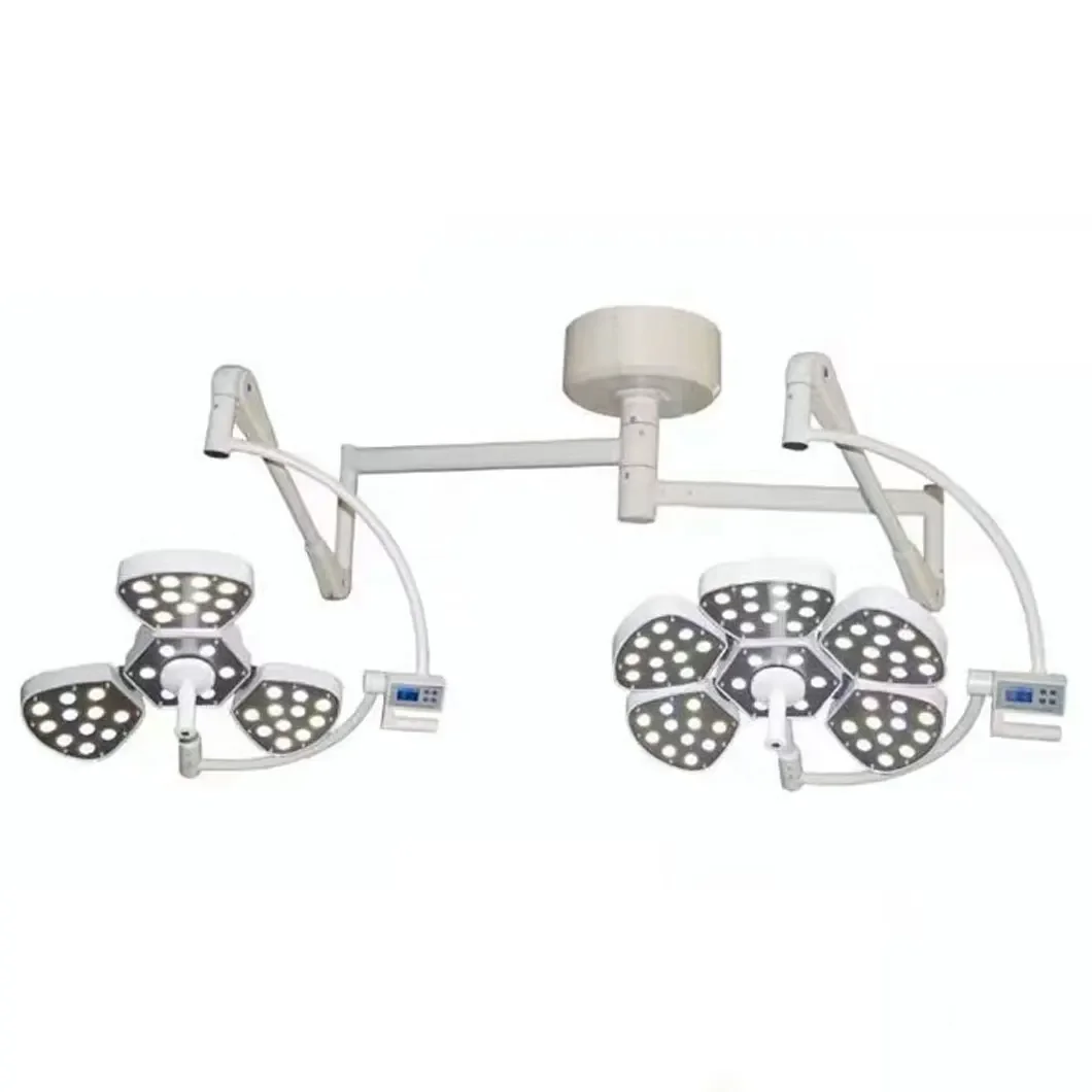 Hospital operating room petal ceiling mounted LED operating lights