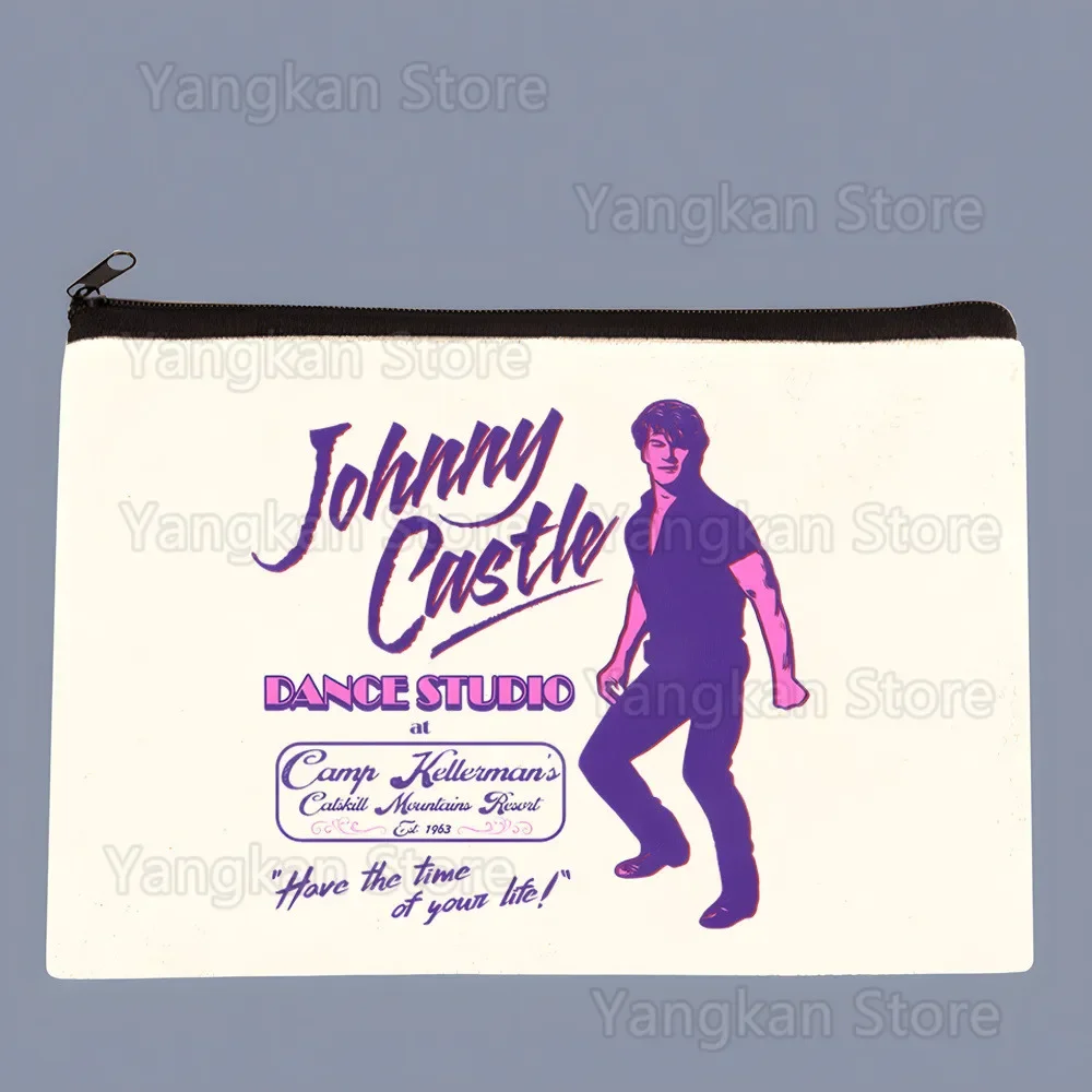 Dirty Dancing Movie Canvas Bag Pure White Bag, Zipper Bag Coin Clutch