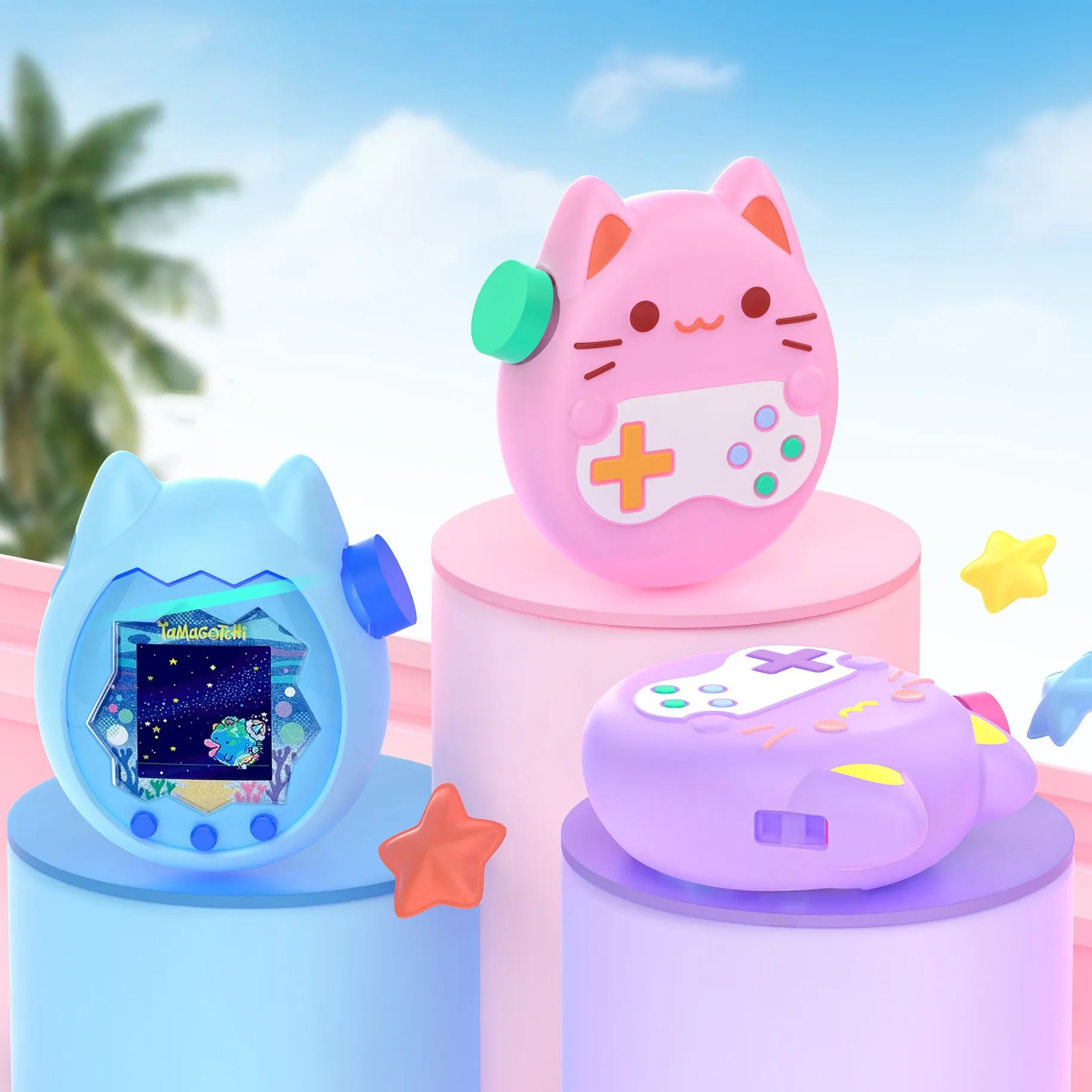 

Kawaii Tamagotchi Paradise Защитный чехол Kawaii Силиконовый защитный чехол для кота Тамагочи Аксессуары Декоративный корпус