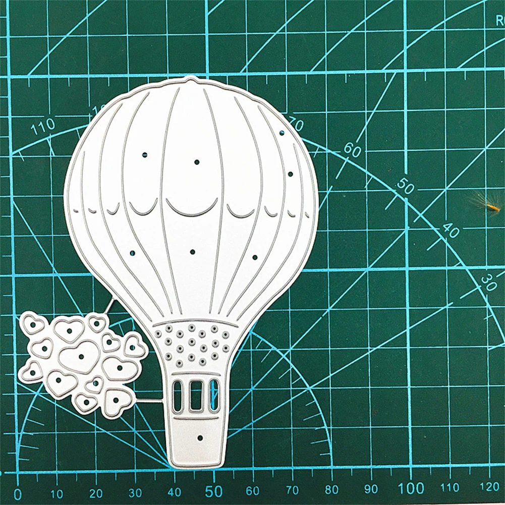 For DIY Hot Air Balloon Theme Metal Cutting Die for Album Making and Card Crafting Perfect for Craft Enthusiasts