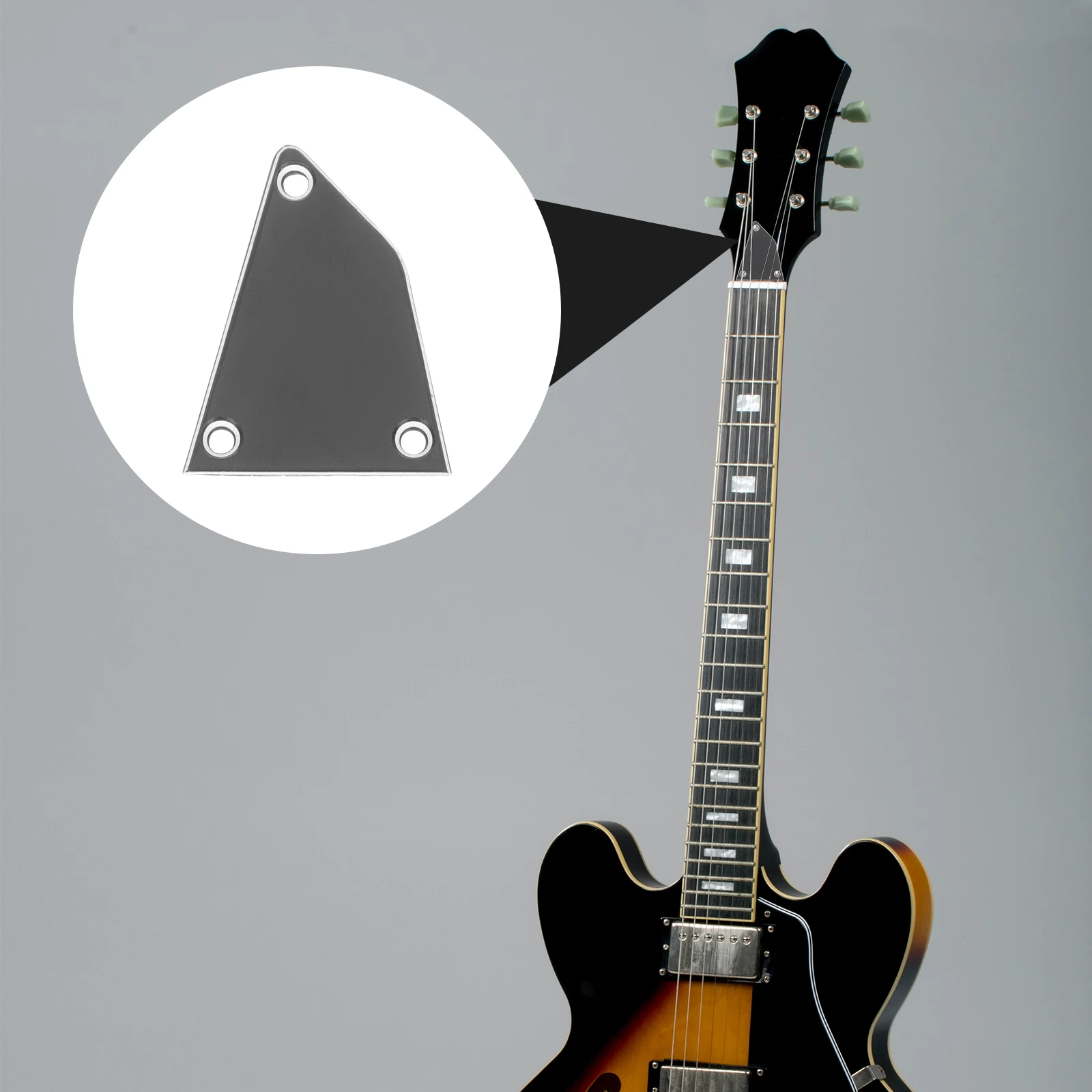 

4 Pcs Truss Rod Covers Guitar Bass Plastic Durable Smooth Lightweight Easy Install Accessories Replacement Suitable Most Guitars
