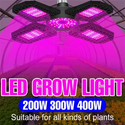 Luz Led Ac85-265v para cultivo de plantas, lámpara hidropónica de espectro completo E27, Bombilla para tienda de cultivo, 200w, 300w, 400w, novedad