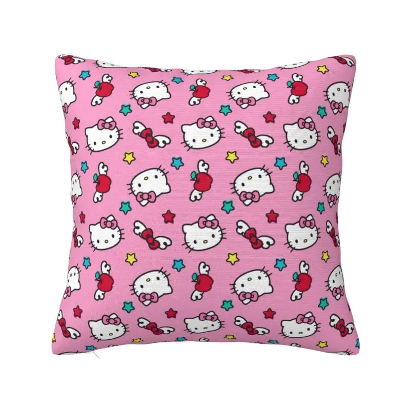 

Modern Hello Kitty Sanrio Throw Pillow Covers Decoration 3D Print Sofa Chair Cushion Cover Polyester Cozy Pillowslip Dakimakura