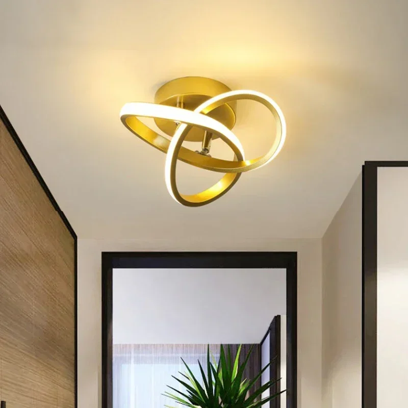 Modern LED Ceiling Light Minimalist Balcony Aisle Lamp Home Corridor Porch Channel Ceiling Lamp nordic ins Wind Cloakroom Lamp