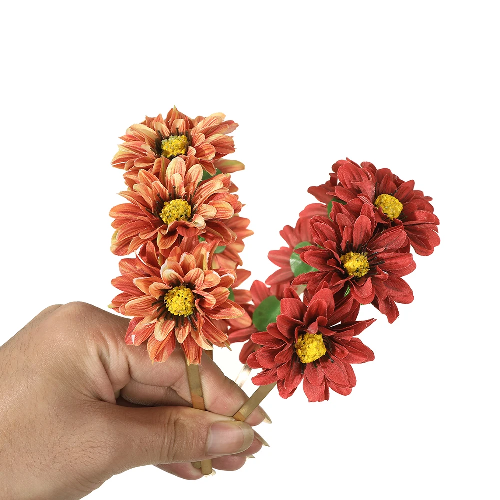 ที่คาดผมดอกไม้ผ้าประดิษฐ์แบบใหม่ ที่คาดผมดอกไม้สำหรับผู้หญิง ใช้ในชีวิตประจำวัน ถ่ายภาพแนวศิลปะ สไตล์โบฮีเมียน เครื่องประดับผม