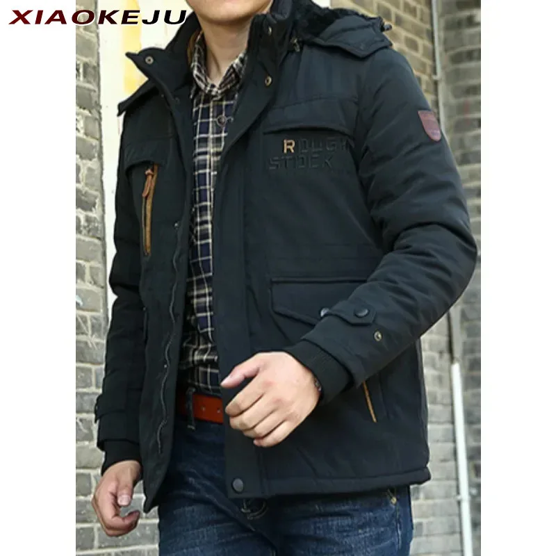 

Winter Men's Padded Jackets Male Outdoor Mens Designer Luxury Multi-pockets Clothing Cardigan Best Selling Big Size Clothes Cold