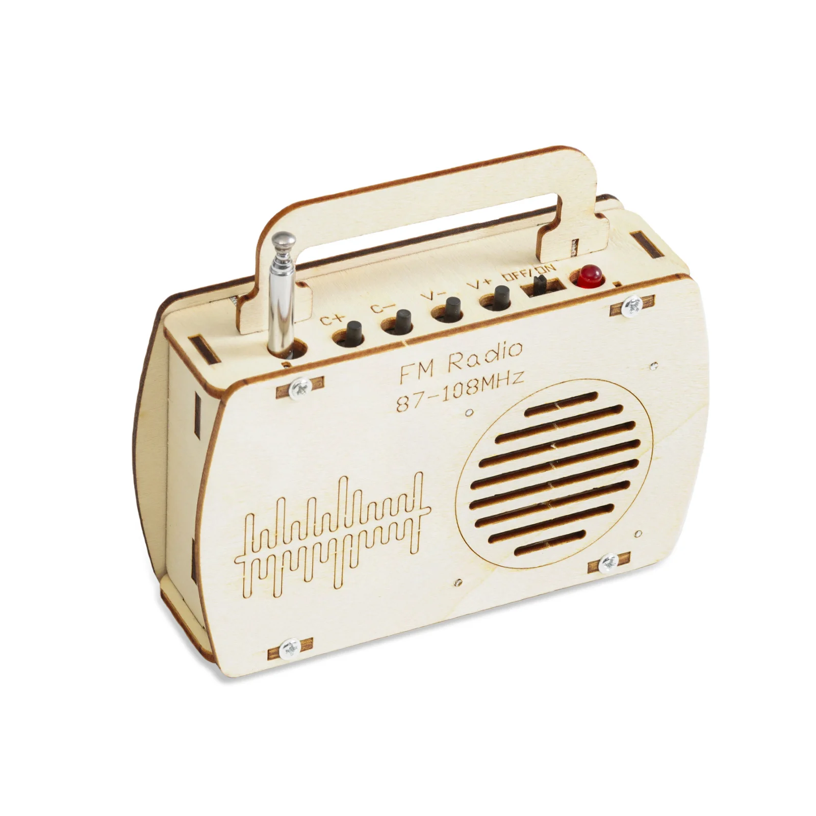 

DIY FM Radio Model STEM Kit Experiment Tool Science Toy School Educational Fun Physics Project School Supply