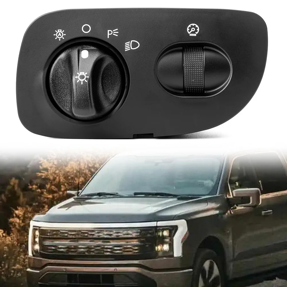 

Переключатель фар YL3Z11654DAA для Ford F-150 2000-2004, черный, из АБС-пластика, замена блока управления фарами, автозапчасть для освещения
