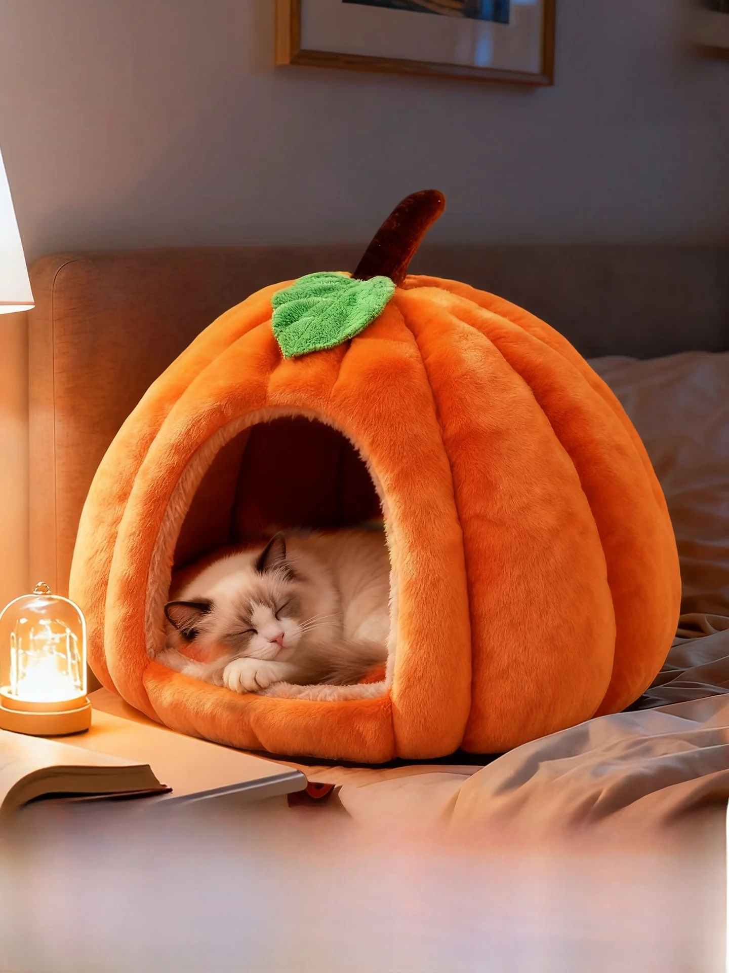 

Новая зимняя утепленная закрытая лежанка для животных 2025 года: лежанка-диван для собак и кроликов, дизайн «Мультяшка», для использования в помещении...