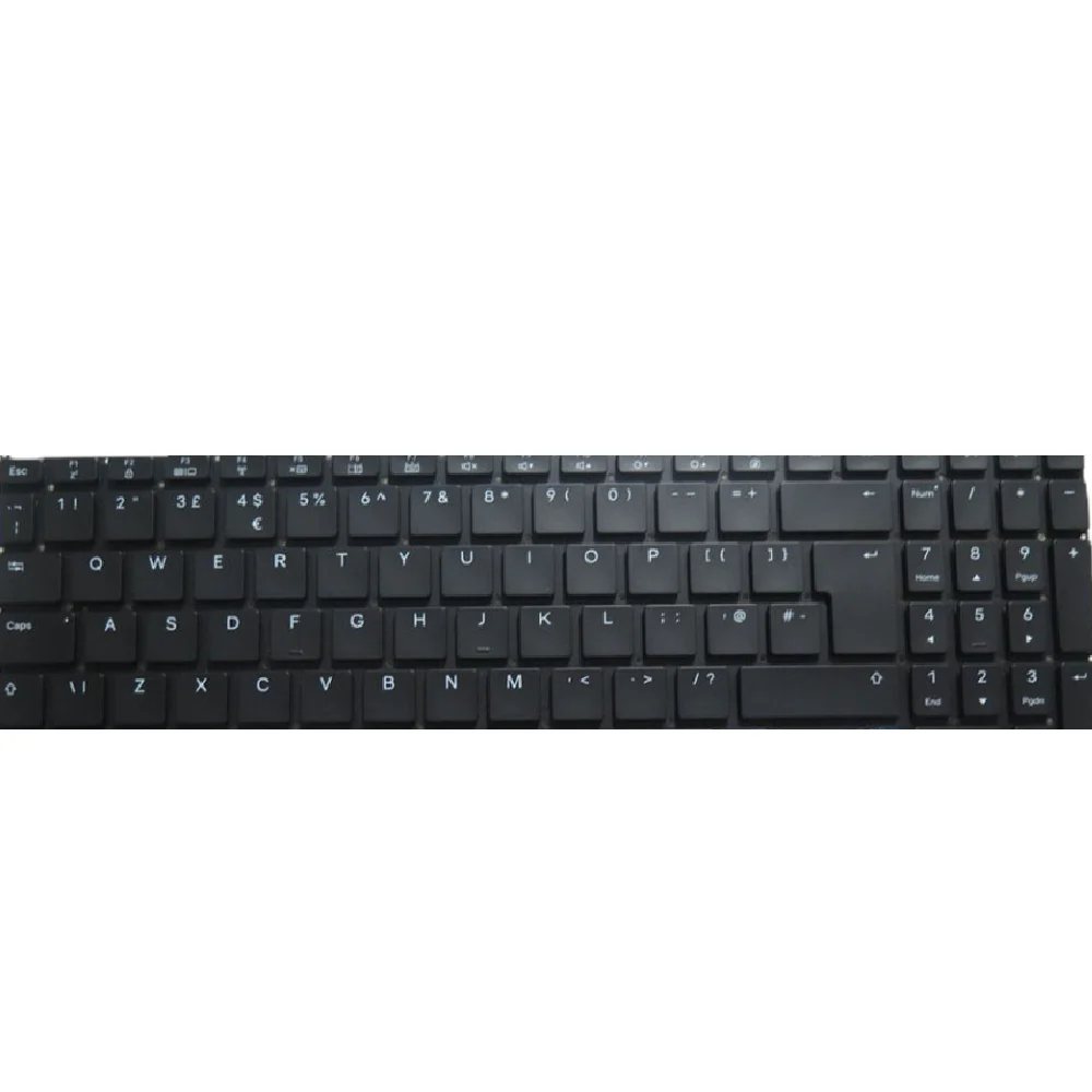 

Клавиатура для ноутбука Schenker для XMG NEO 16 E24 (начальный 24) Великобритания Великобритания с подсветкой, черная, новая