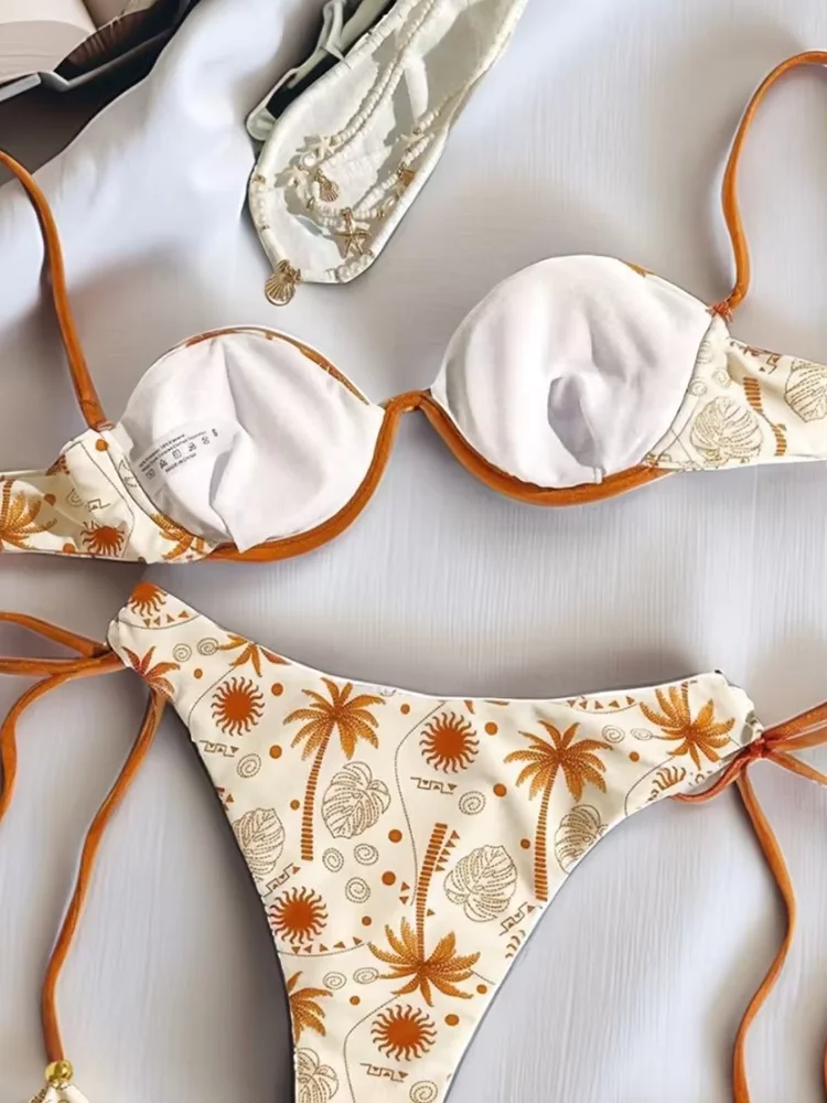Kadınlar İçin Baskılı Mayo Hal - Thong Bikini Women incelemesi ve fiyatı