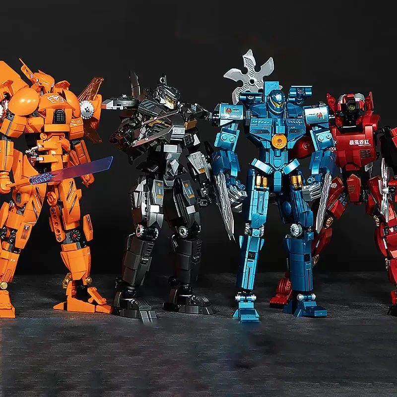 

City Tech Mech series Dangerous Wanderer Saber Athena Shape-shifting Mech robot display adult and children's building blocks