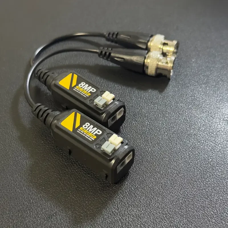

8MP BNC Video Balun Coax Connector Transmission CCTV Passive HD Twisted Pair Support 8MP/5MP/1080P AHD/CVI/TVI Camera