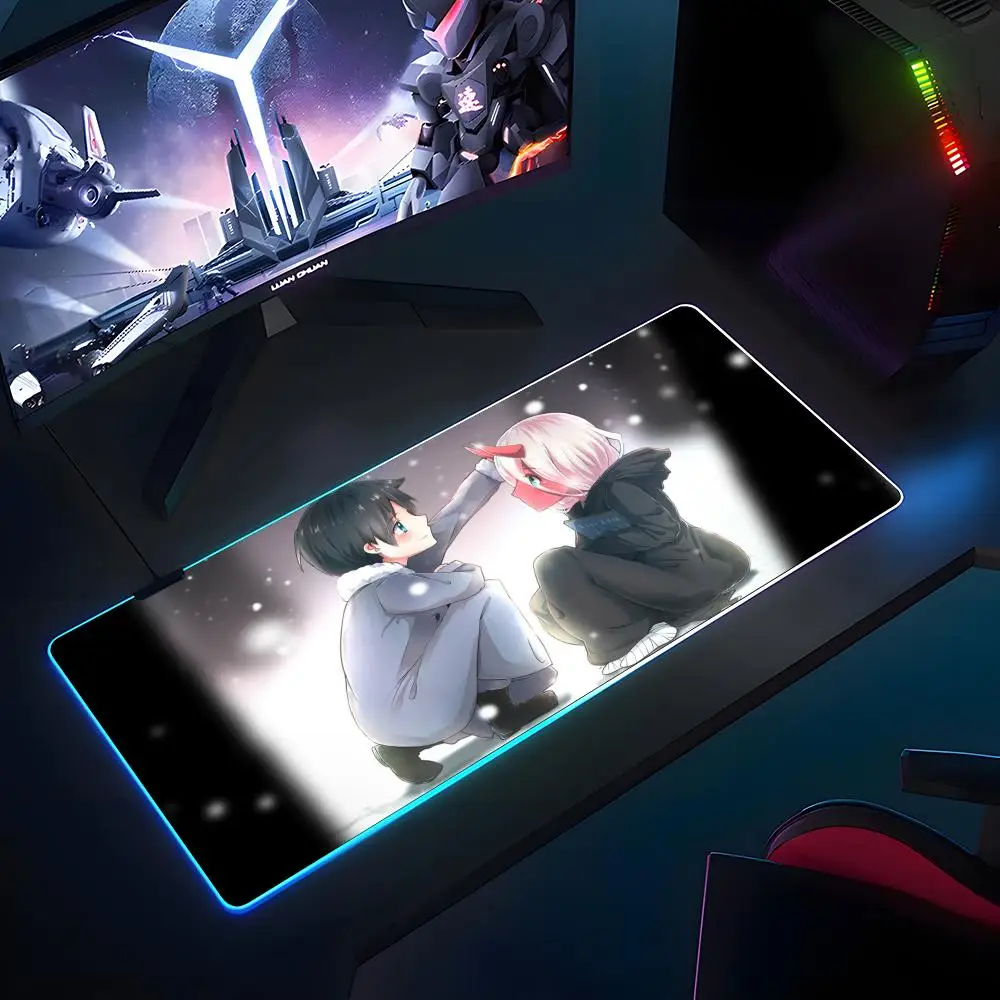 

Z-Zero Two Animal Mouse Pad RGB Rubber Antislip Keyboard Pad 40x90cm Mousepad Gaming Accessories XXL Office Computer Mat