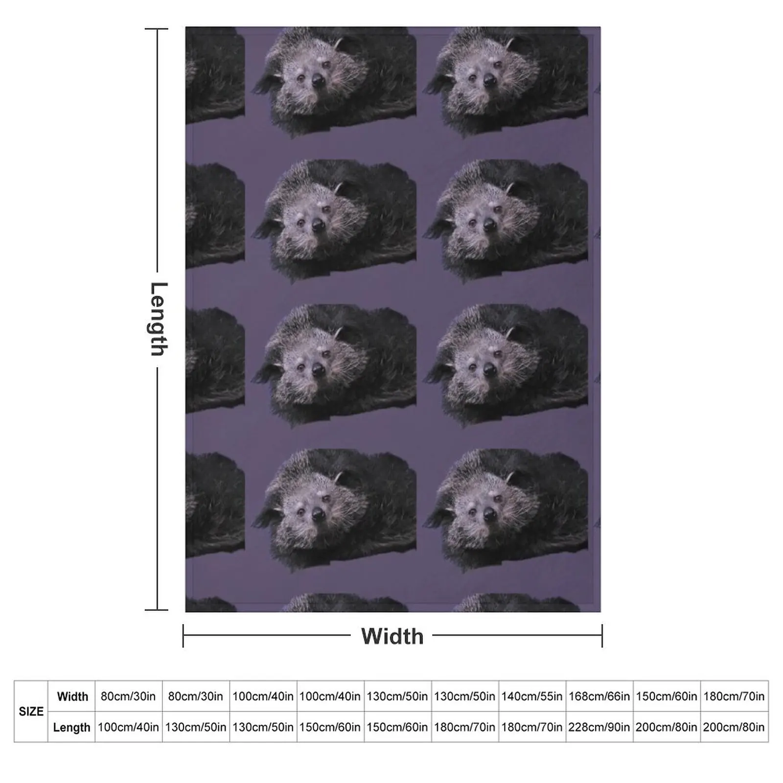 Binturong Throw Blanket Blankets For Bed bed plaid for winter Blankets