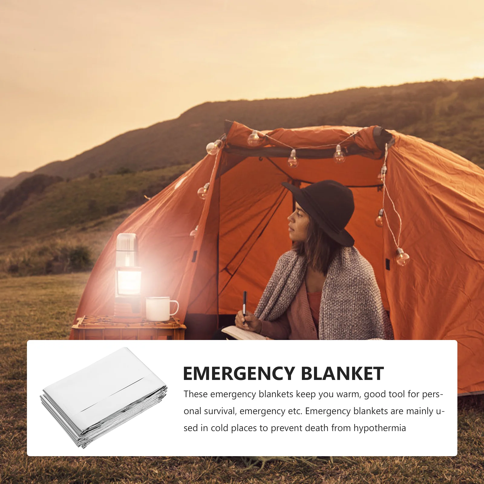 Insulation Emergency Blanket Safety Space Blankets Warm Double Sided The Pet Outdoor Thermal Survival