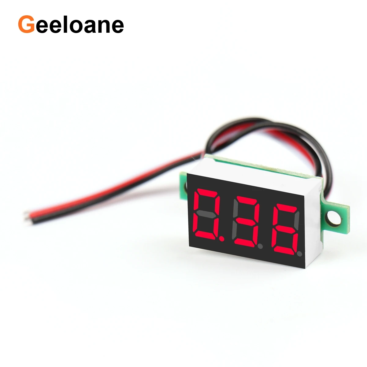 0.36 "Mini ไฟ LED มิเตอร์ดิจิตอล DC 0-30V 2สาย3หลักแรงดันไฟฟ้าจอแสดงผลเมตร DIY ป้องกันขั้วย้อนกลับ