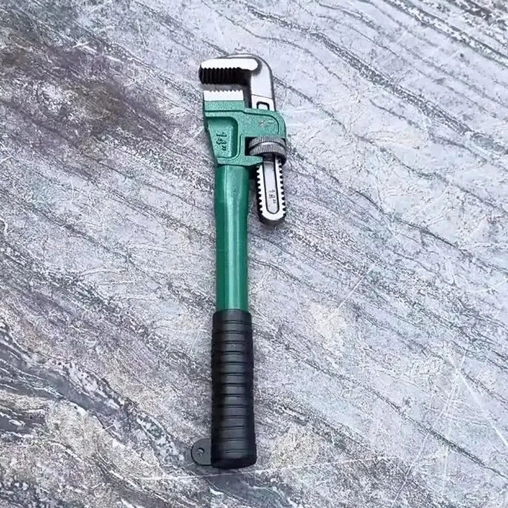 

Металлический прямой трубный ключ 10 "12" 14 "18" Нескользящая ручка Плоскогубцы для труб Сверхмощный регулируемый сантехнический ключ Инструмент для ручного обслуживания