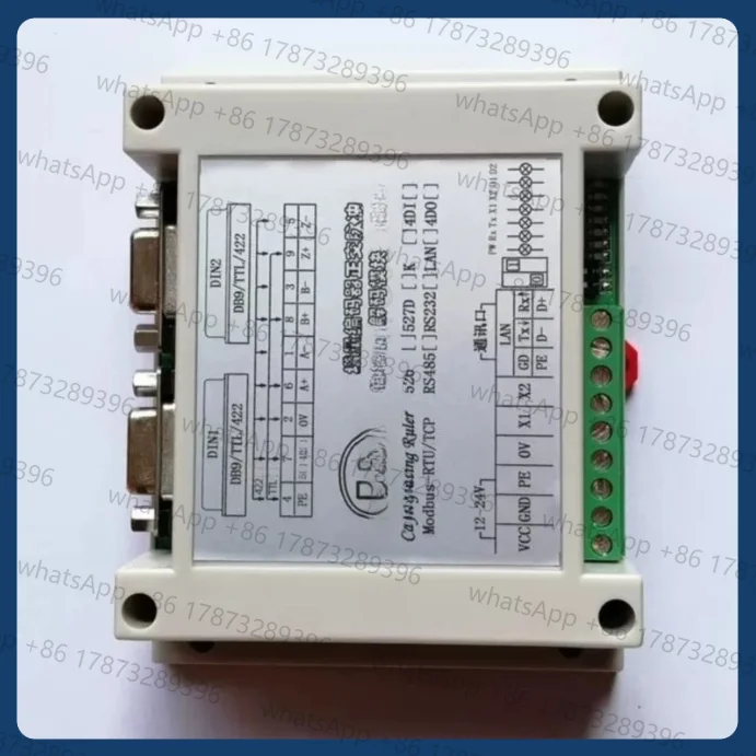 2 Ways High-speed Quadrature Pulse Decoding Module TTL RS422 Differential Modbus-RTU/TCP For Incremental Encoders Grating Rulers