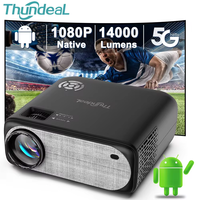 ThundeaL 1080P Projector TD97 WiFi Android LED Full HD Projector 2K 4K Video Proyector TD97W Home Theater Movie Cinema Beamer