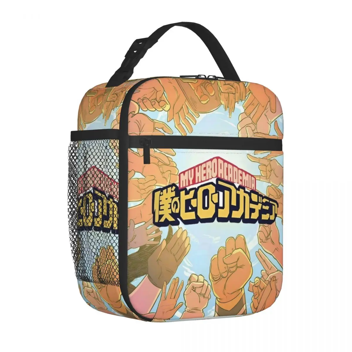 

My Hero Academia Insulated Lunch Bag Thermal Bag Meal Container Cartoon High Capacity Tote Lunch Box Food Storage Bags Outdoor