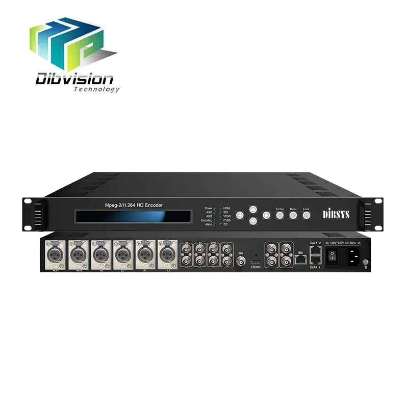 with XRL and AES，Authentic guarantee Multichannel mpeg AAC audio encoder dual channel audio encoder mpeg2 h.264 video encoder