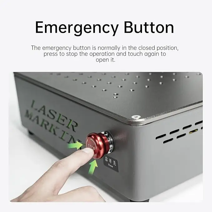 Fiber Laser Marking Machine for Metal and Non-metal Material Small Laser Engraving Machine