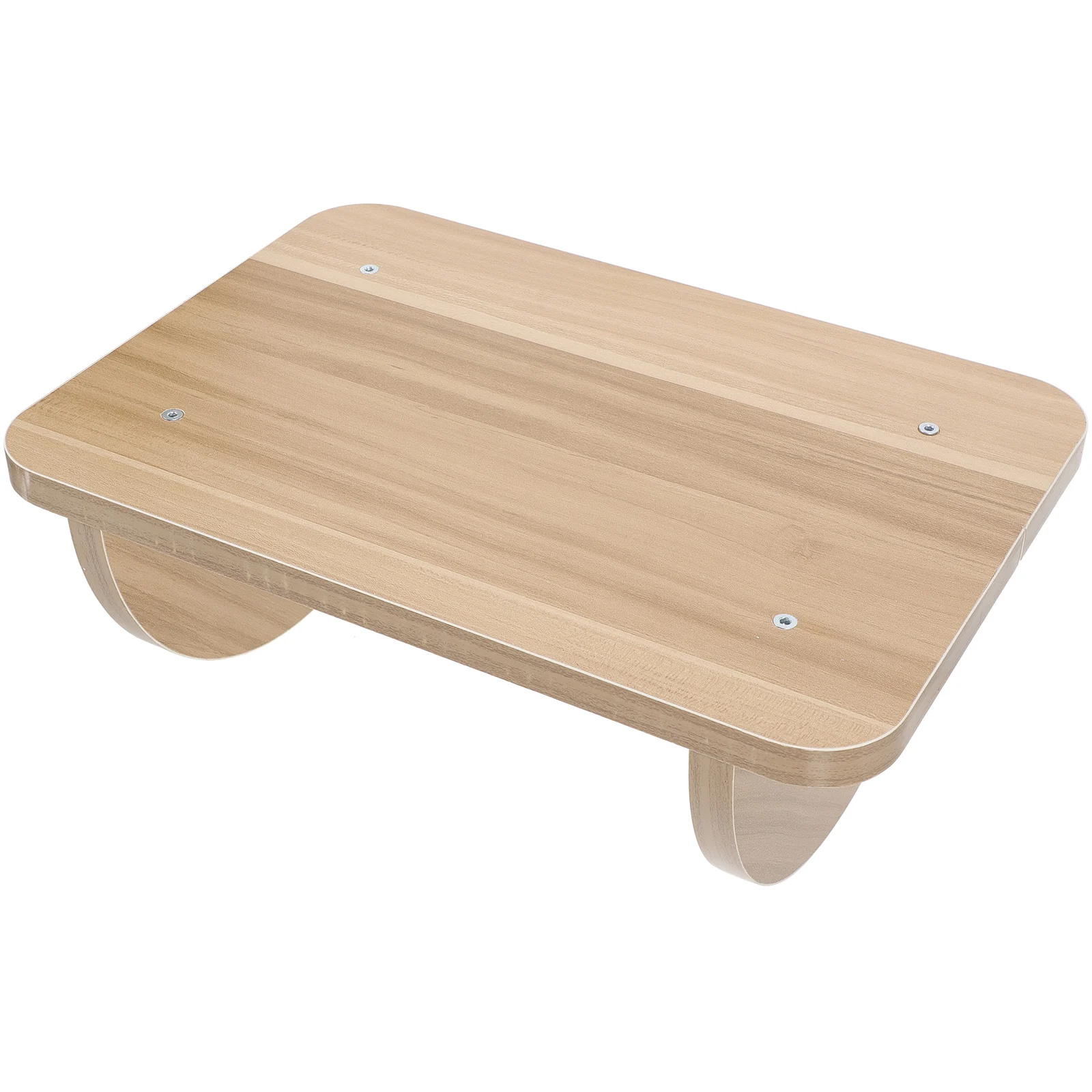 

Arc Foot Stool 34x24cm R om Color under Desk Footrest for Office Home Shaking Massage Pressure Relief Wooden