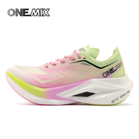 ONEMIX Professional Marathon Running Shoes For Men Breathable Racing Carbon Plate Shock Absorbent Hiking Sports Training Shoes