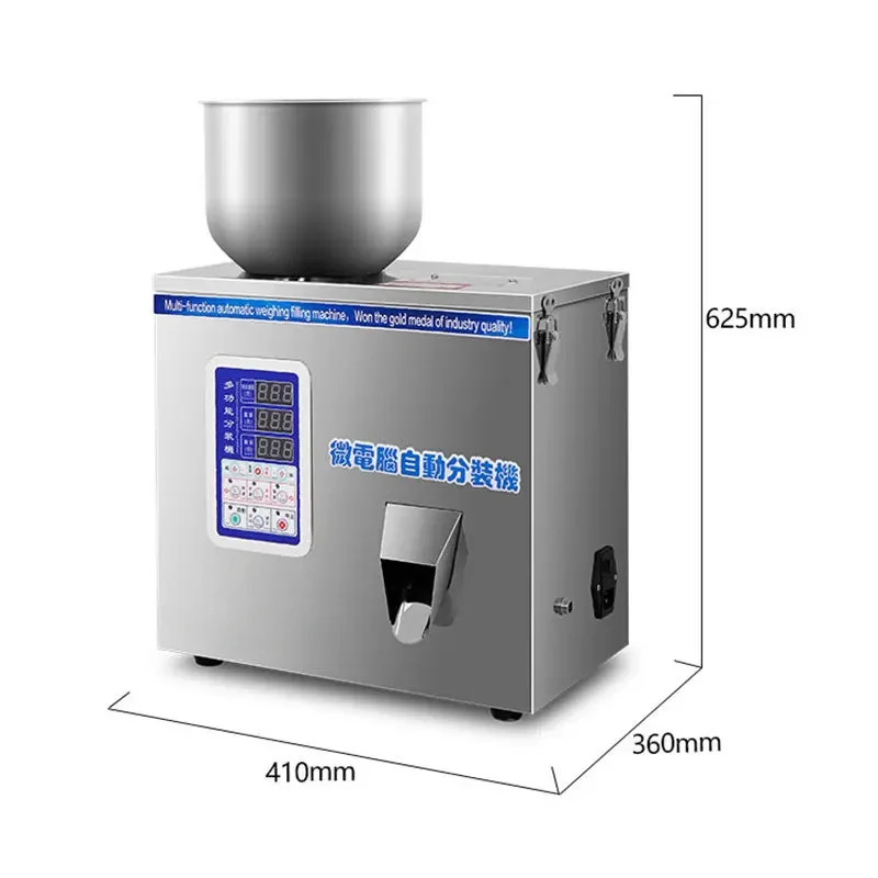 Semi Automatic Digital Control Screw Nut Cereal Coffee Spic Dispensers Powder Granule Particle Weighing Filling hine