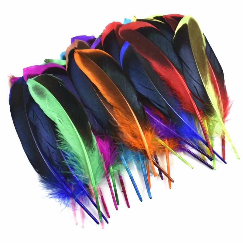 Colored Duck Feathers Needlework Natural Small Pheasant Goose Feather Dream Catcher Crafts Jewelry Creation Handicraft Decor DIY