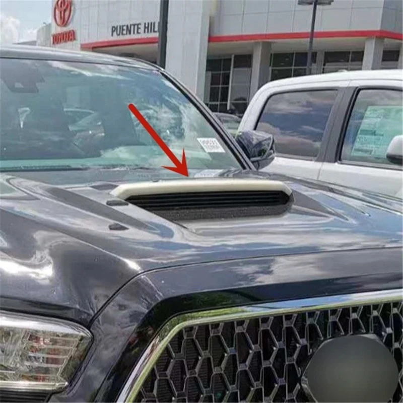 

For Toyota Tacoma N300 2015 2016 2017 2018 2019 Car Head Face Front Bonnet Hood Air Intake Vent Airscoop Grille Trim