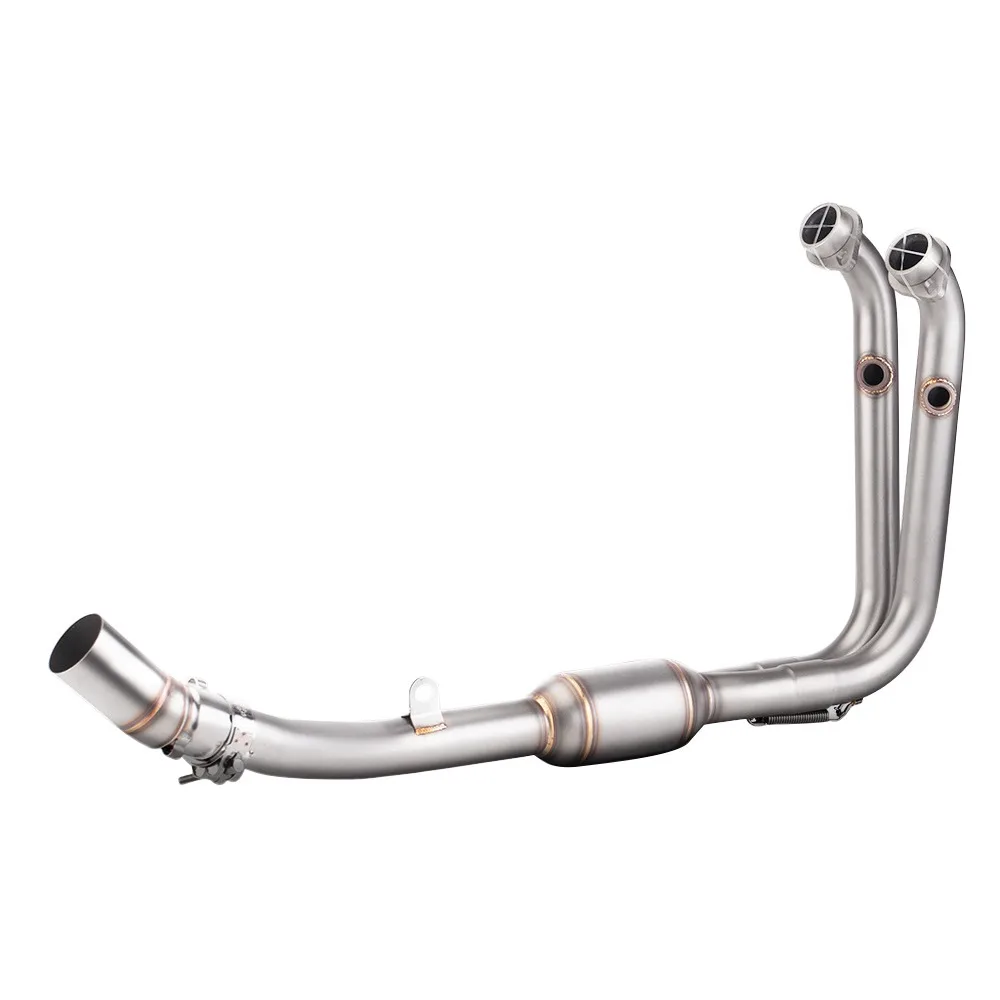 Auspuffsysteme für CF-Moto 450SR 450NK 2022-2024 Auspufftopf Krümmer Mittelrohr 51mm System Auspuffrohre – Detail 7