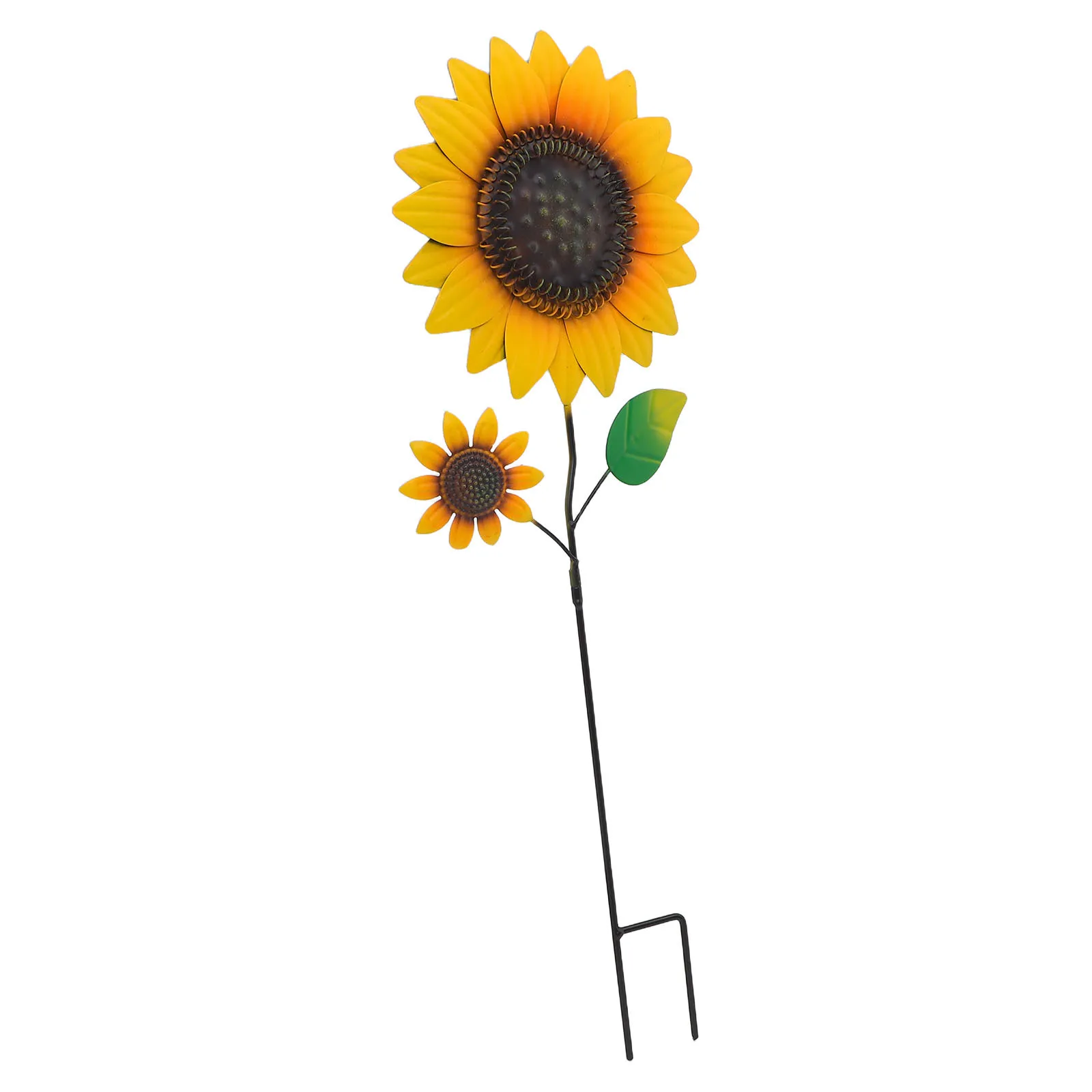 

Metal Sunflower Garden Stake Outdoor Decorative Flower Stakes for Yard Walkway Porch Festive Holiday Winter Spring Displays